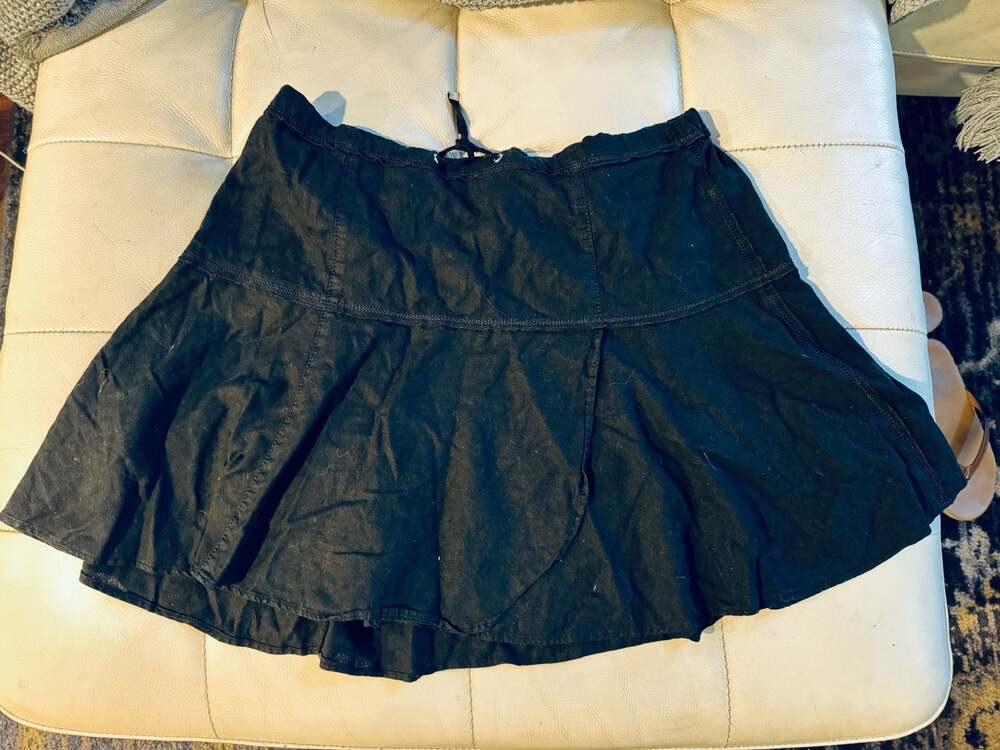 White House Black Market Black Casual Mini Skirt